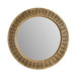 Bamboo Wall Mirror for living room | Cane Wall Mirror | Rattan Mirror - Ishita - Luxury Rattan Handicrafts Uncategorized (Image 2)