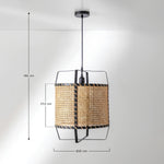 Bamboo Pendant Light for Living Room - Candy by Luxury Rattan Handicrafts