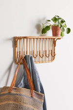 Luxury Rattan Handicrafts Rattan Bamboo Wall Hook, Wall Hanger, Cane Wall Hooks, entryway Hangers, entryway Hooks, Clothing Hangers - Luxury Rattan Handicrafts Home