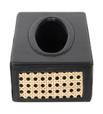 Luxury Rattan Handicrafts Rattn Tissue Box Holder, Paper Napkin Holder, Cane Tissue Dispenser for Home, Cane Tissue Box for Bathroom, Bedroom, Of