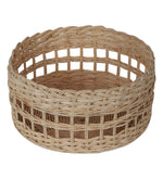 Luxury Rattan Handicrafts Handmade Wicker Basket Bathroom Vanity Tray, Wicker Kitchen Counter top Storage Shelf Coffee Table Decorative Tray Cosm