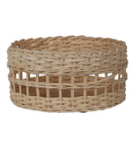 Luxury Rattan Handicrafts Handmade Wicker Basket Bathroom Vanity Tray, Wicker Kitchen Counter top Storage Shelf Coffee Table Decorative Tray Cosm