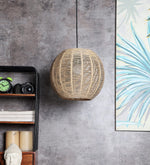 Bamboo Hanging lamp for Living Room | Rattan Pendant light | Cane ceiling light - Alarice - Luxury Rattan Handicrafts Home > Pendant Lights (Imag