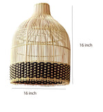 Bamboo Cane Hanging Light for Drawing Room Pendant Xander - Xander by Luxury Rattan Handicrafts