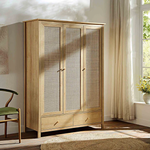 Mango Wooden Triple Wardrobe - Silsila