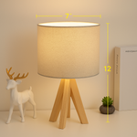 Rattan Table lamp for Living room | Bamboo Bedside table lamp | Cane Table lamp - Mahika by Luxury Rattan Handicrafts