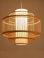 Wicker Pendant Light for Living Room - Nez