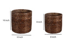 Rattan Planter | Cane Laundry Bin | Bamboo toy Storage - Mahika by Luxury Rattan Handicrafts