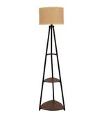 Bamboo Tripod Floor Lamp | Living Room Cane Floor Lamp | Home Rattan for Living Room | Standing Lamp Wooden Floor Standing...