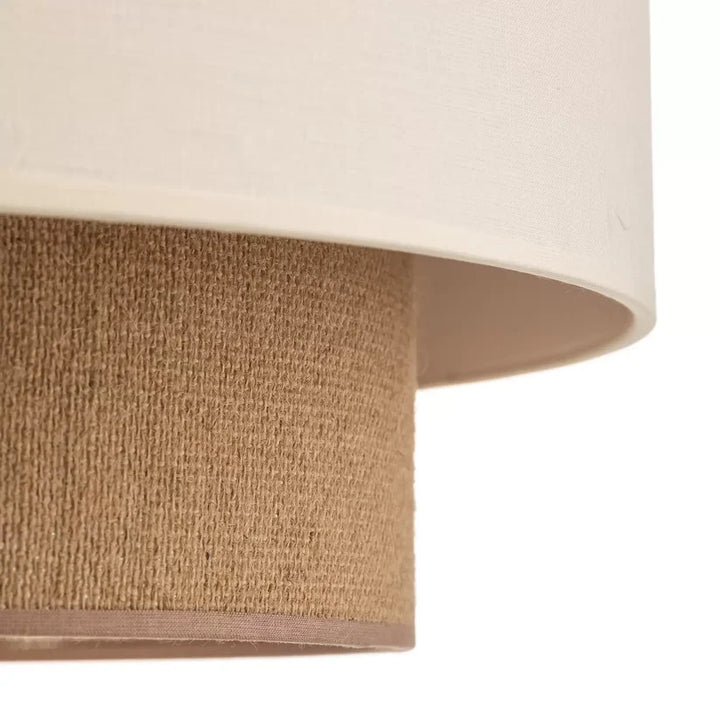 Jute Ceiling Light for Bedroom | Natural Hanging Lamp - Bram