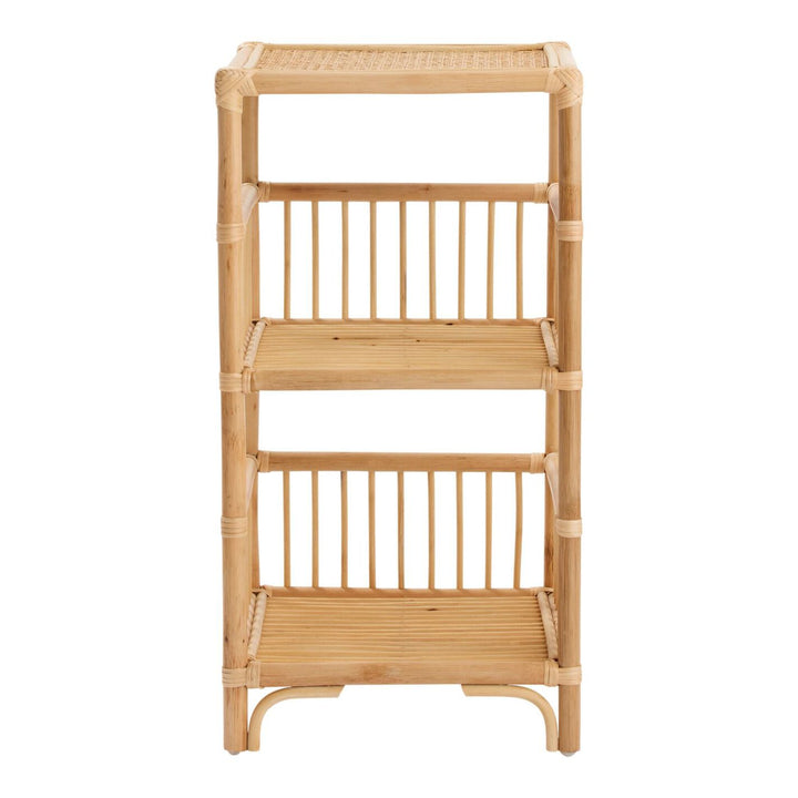 Rattan Bedside Table for Bedroom | Cane Side Table | Bamboo Table - Adah