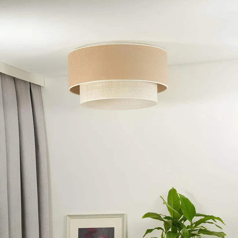 Jute Hanging Light for Bedroom | Natural Pendant Lamp - Rafe
