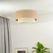Jute Hanging Light for Bedroom | Natural Pendant Lamp - Rafe