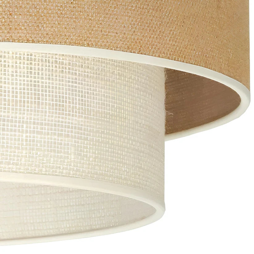 Jute Hanging Light for Bedroom | Natural Pendant Lamp - Rafe
