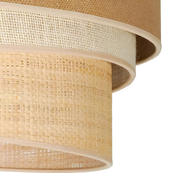 Jute Pendant Light for Hallway | Natural Hanging Lamp - Xerxes
