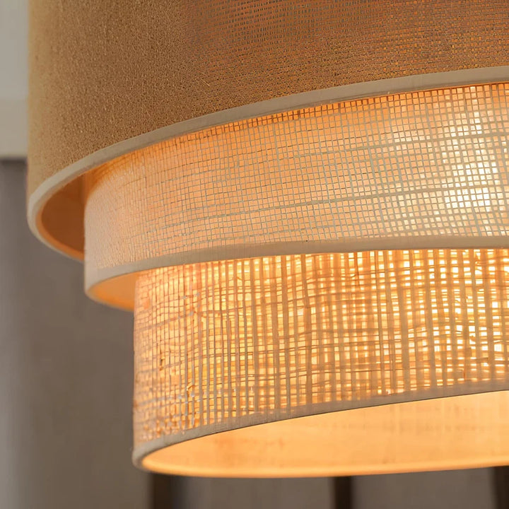 Jute Pendant Light for Hallway | Natural Hanging Lamp - Xerxes