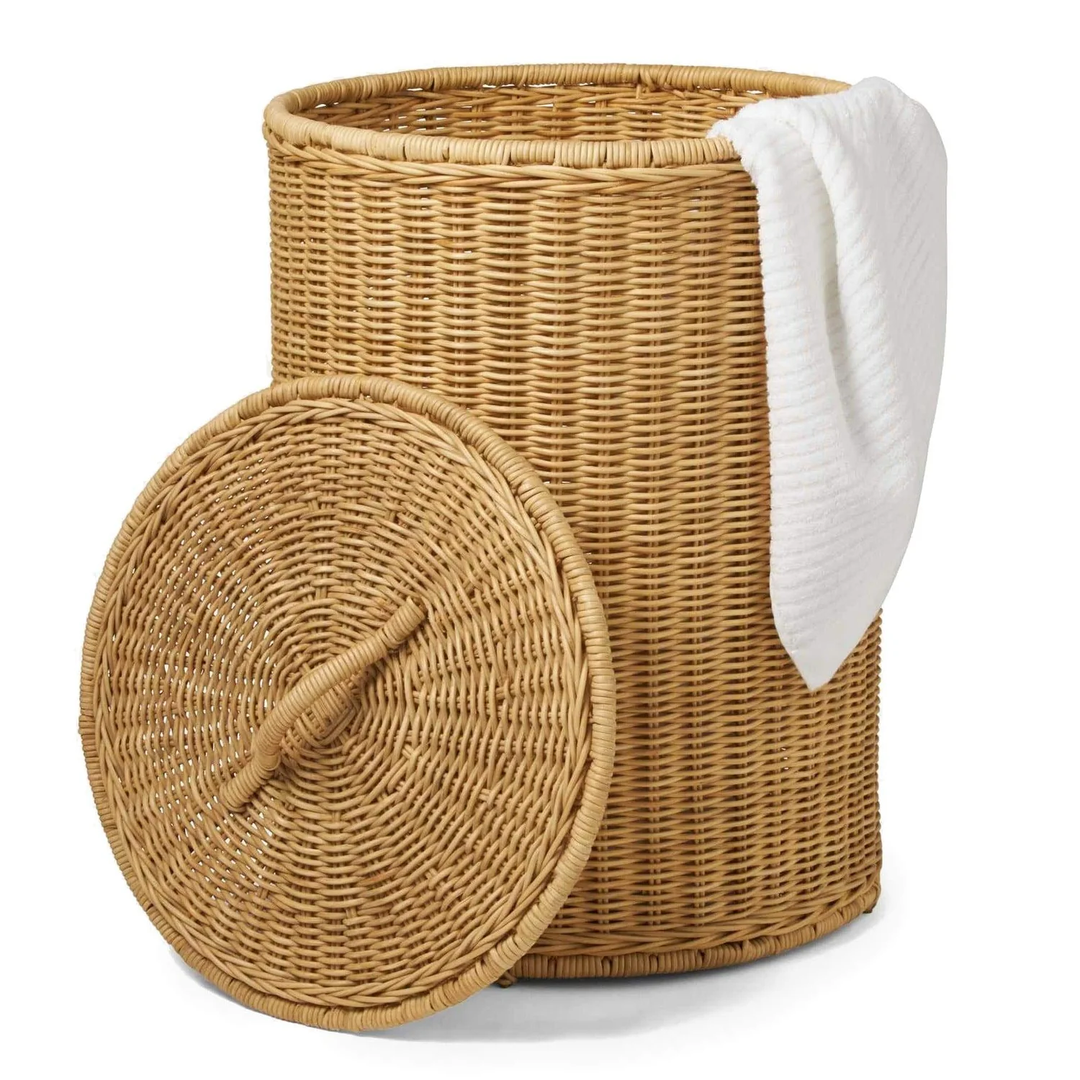 Dasya rattan bamboo laundry basket