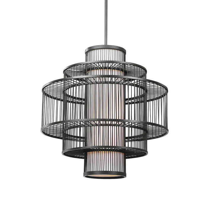 Bamboo Hanging Light for Kitchen | Rattan Pendant Lamp - Joss