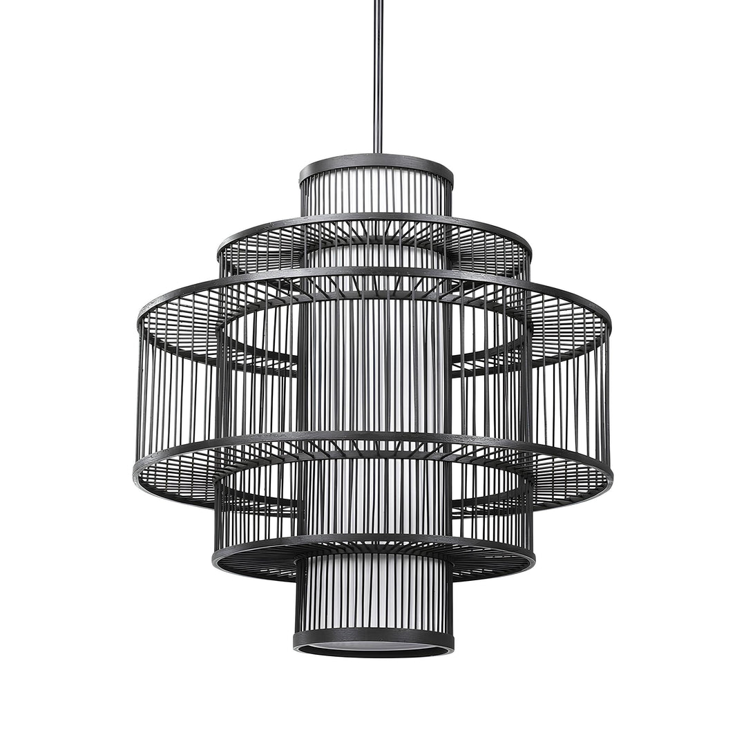 Bamboo Hanging Light for Kitchen | Rattan Pendant Lamp - Joss