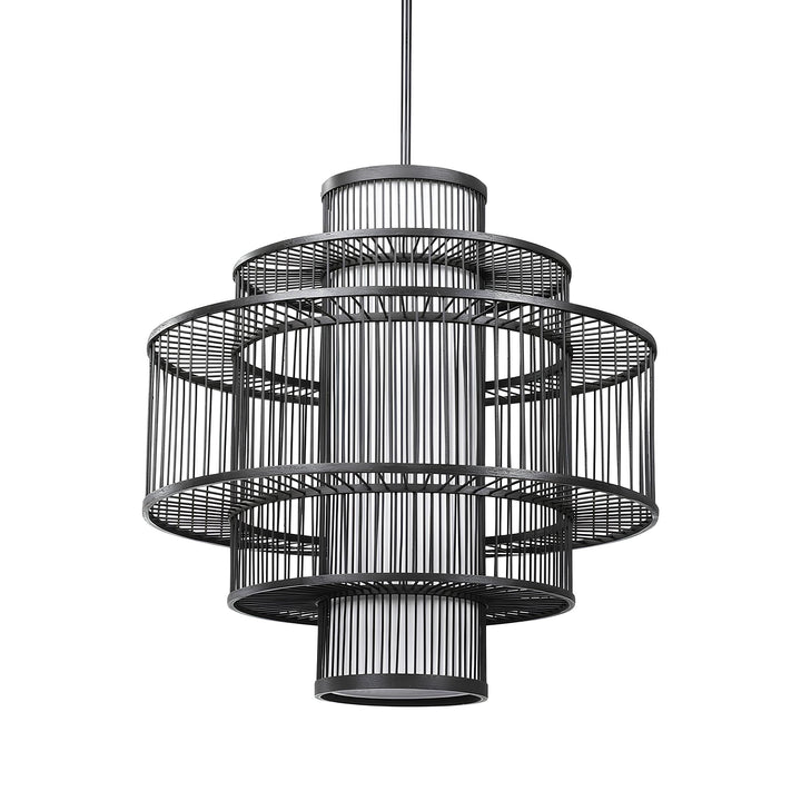 Bamboo Hanging Light for Kitchen | Rattan Pendant Lamp - Joss