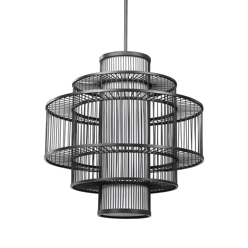 Bamboo Hanging Light for Kitchen | Rattan Pendant Lamp - Joss