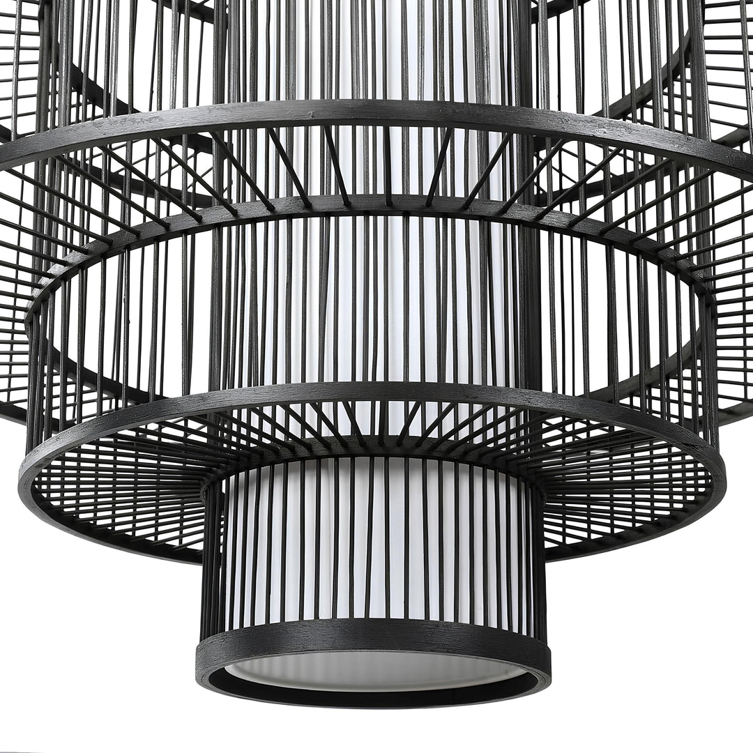 Bamboo Hanging Light for Kitchen | Rattan Pendant Lamp - Joss