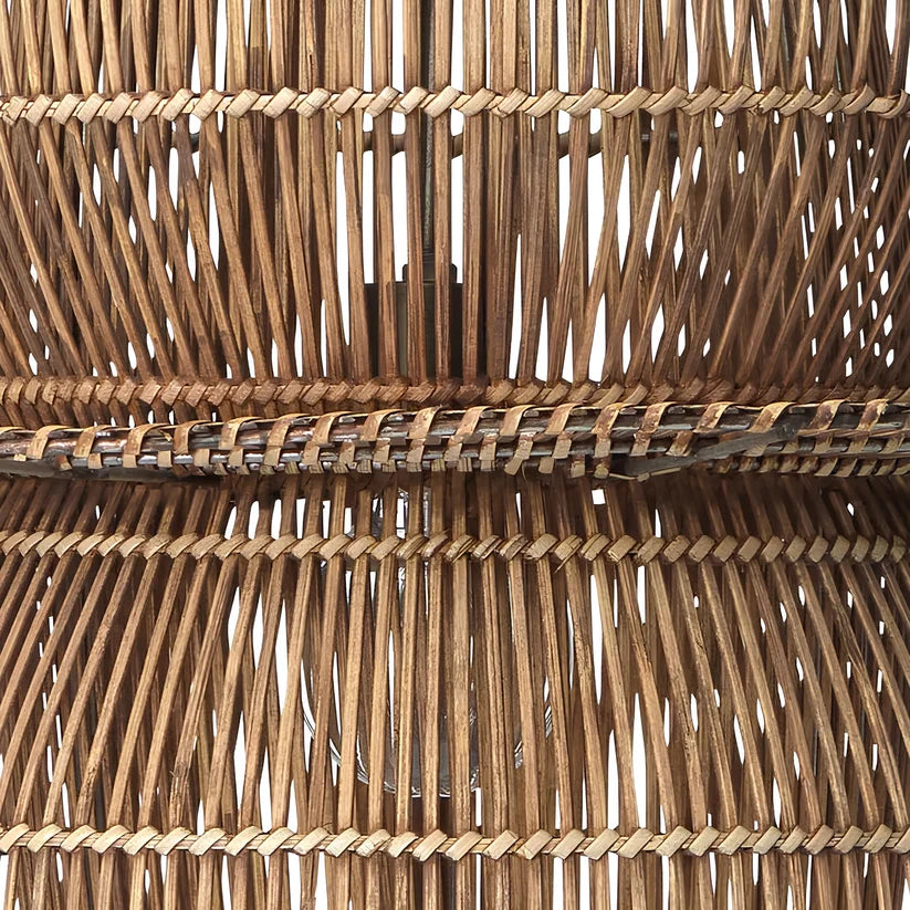 Wicker Hanging Light for Hallway | Rattan Pendant Lamp - Riab