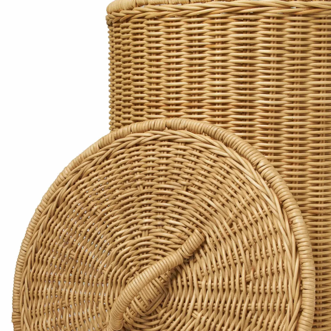 Rattan Laundry Basket for Bathroom - Jarethson