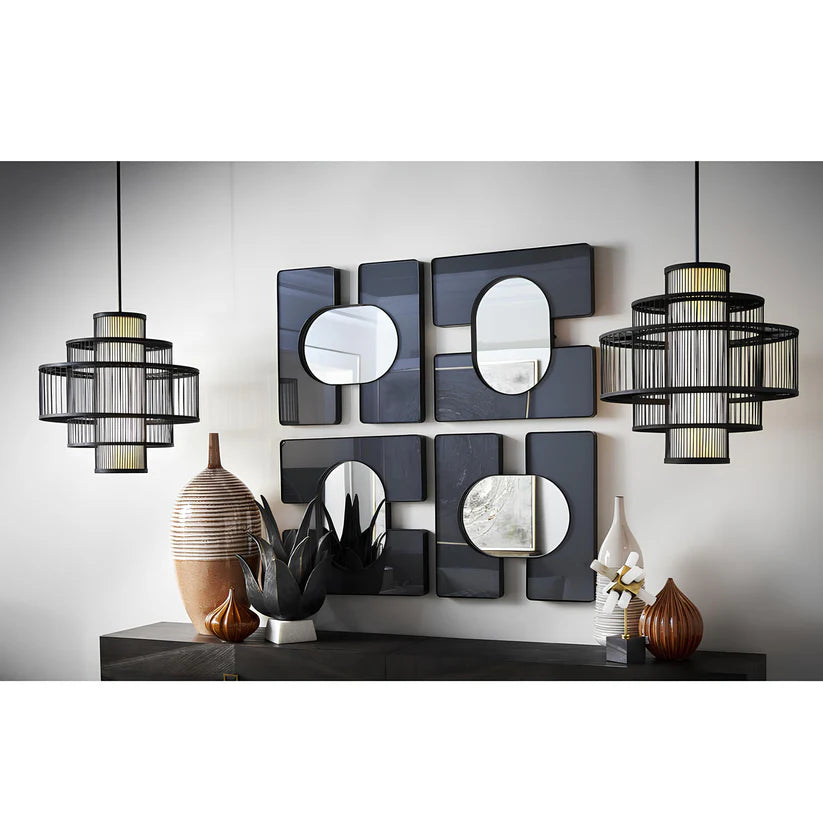 Bamboo Hanging Light for Kitchen | Rattan Pendant Lamp - Joss