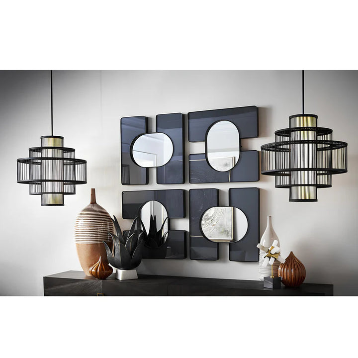 Bamboo Hanging Light for Kitchen | Rattan Pendant Lamp - Joss