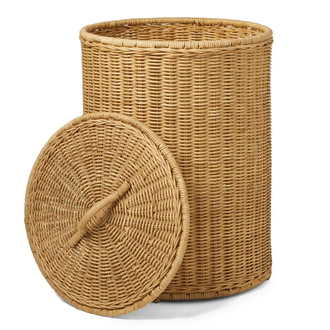 Dasya rattan bamboo laundry basket