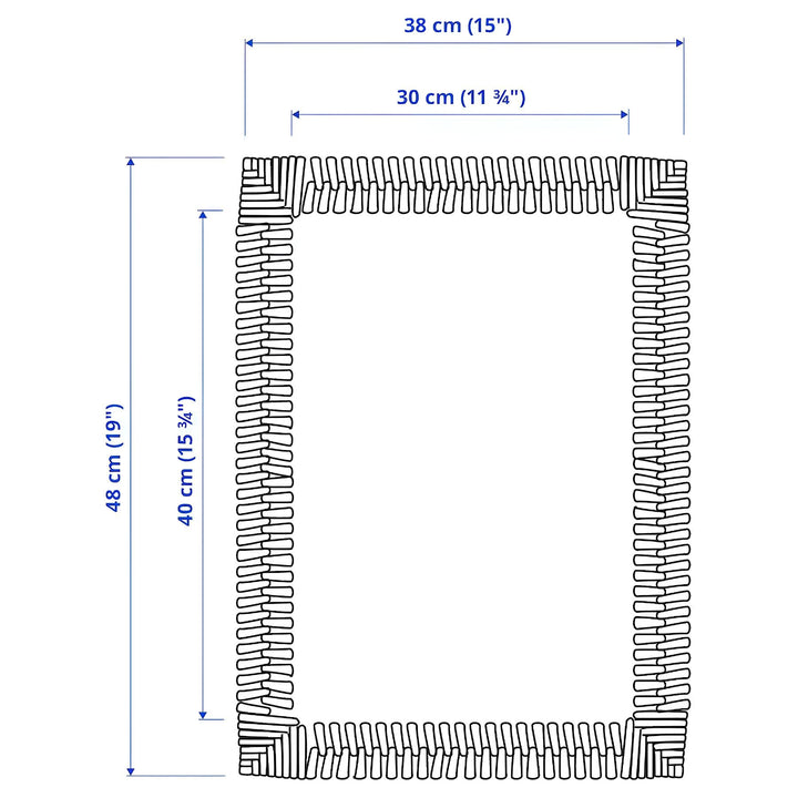 Rattan Photo Frame for Home - Edricson