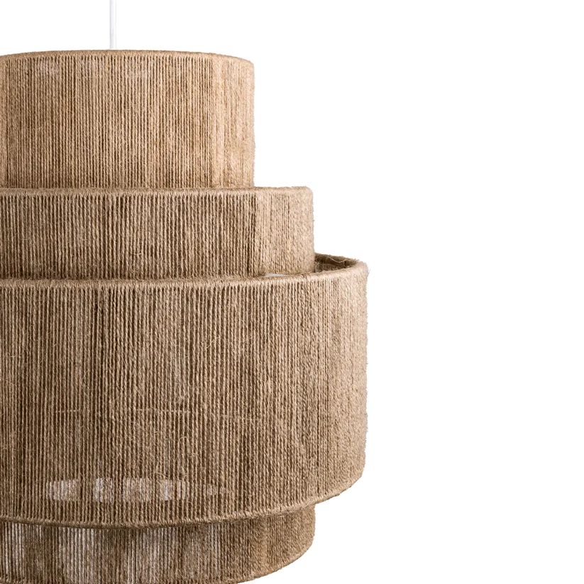 Jute Chandelier for Dining Room - Keegan