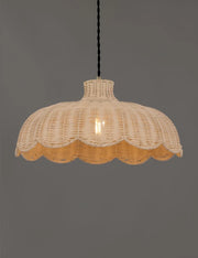 Wicker Hanging Light for Kitchen | Rattan Pendant Lamp - Casata