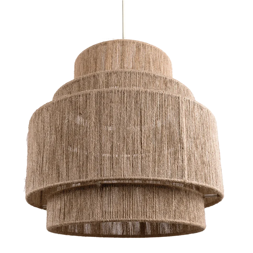 Jute Chandelier for Dining Room - Keegan
