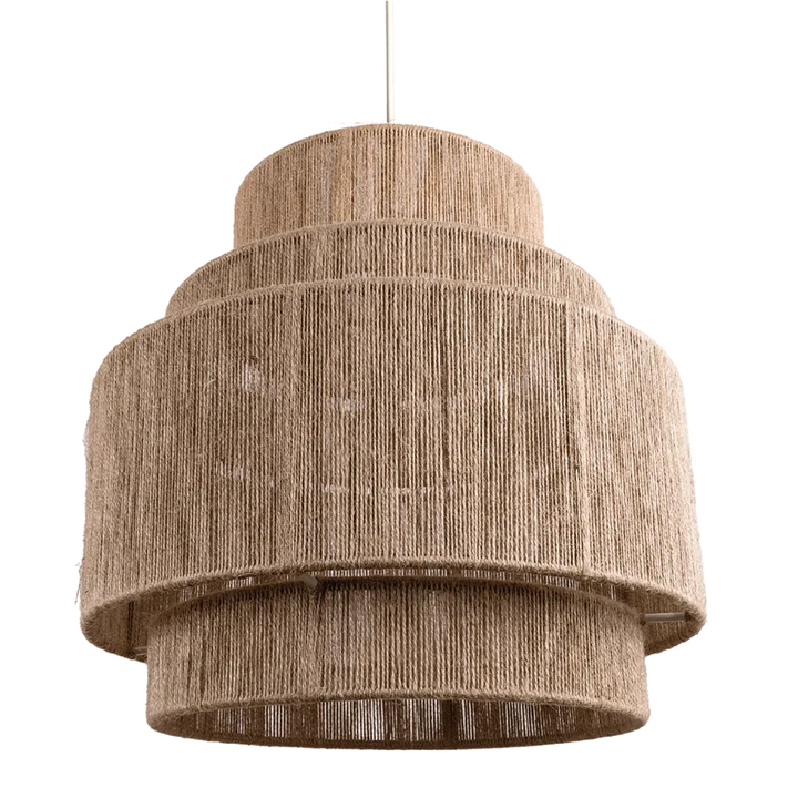 Jute Chandelier for Dining Room - Keegan