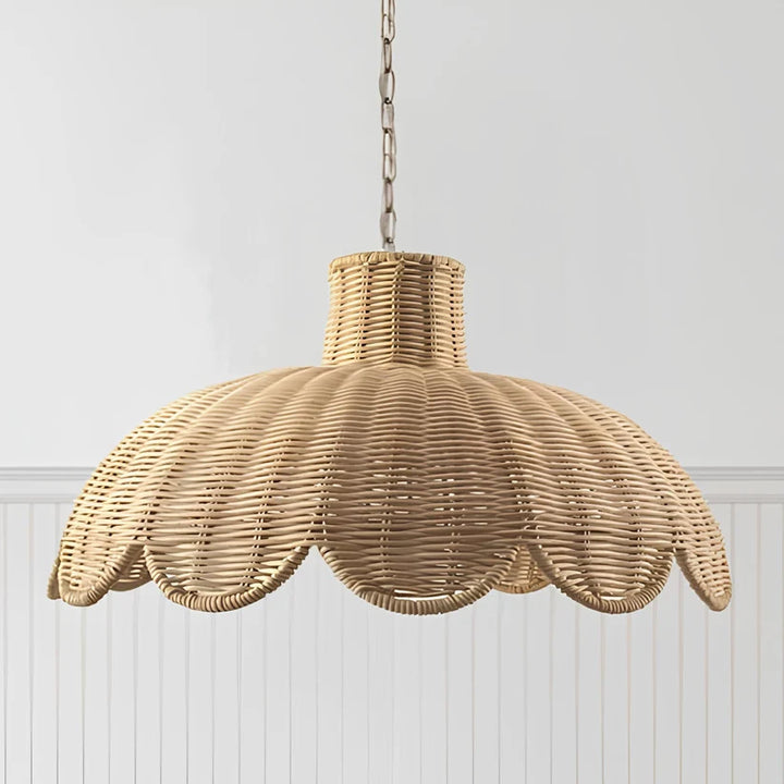 Wicker Hanging Light for Kitchen | Rattan Pendant Lamp - Casata