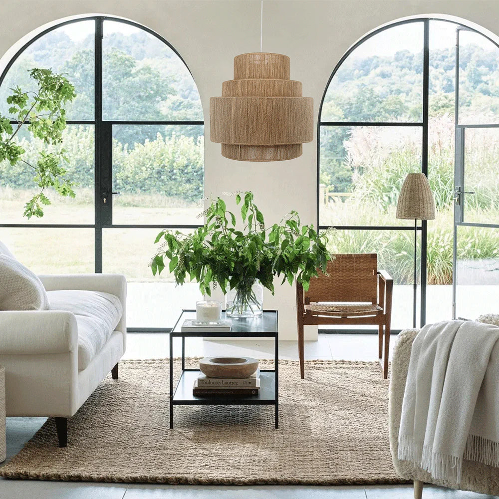 Jute Chandelier for Dining Room - Keegan
