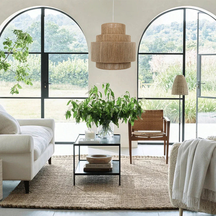 Jute Chandelier for Dining Room - Keegan