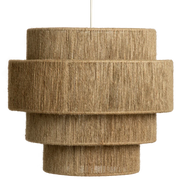 Jute Chandelier for Staircase | Natural Hanging Light - Magnus