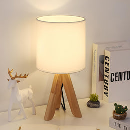 Rattan Table lamp for Living room | Bamboo Bedside table lamp | Cane Table lamp - Mahika by Luxury Rattan Handicrafts 