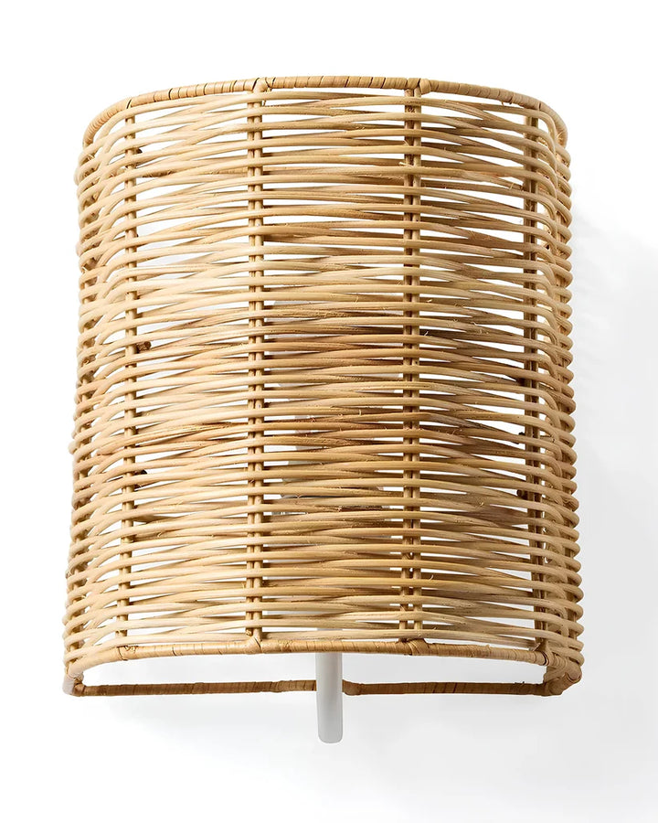 Bamboo Wall Sconce for Hallway | Rattan Wall Lamp - Mirai