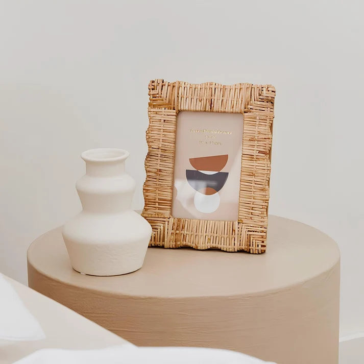 Rattan Photo Frame 4x6 Inch for Home - Larisa