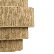 Jute Chandelier for Staircase | Natural Hanging Light - Magnus