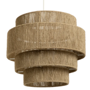 Jute Chandelier for Staircase | Natural Hanging Light - Magnus