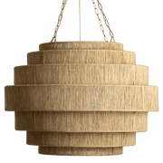 Bamboo Hanging Light for Staircase | Rattan Pendant Lamp - Zeal