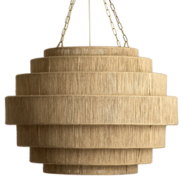 Bamboo Hanging Light for Staircase | Rattan Pendant Lamp - Zeal