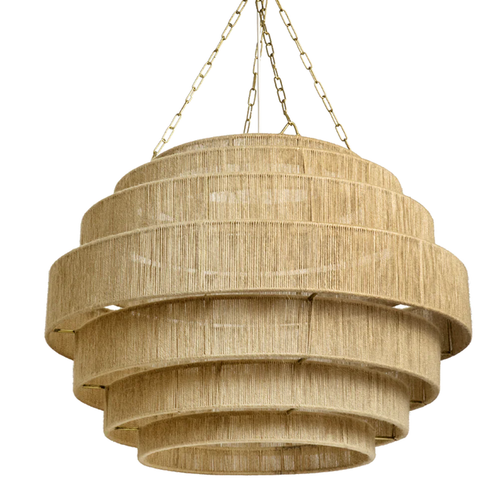 Bamboo Hanging Light for Staircase | Rattan Pendant Lamp - Zeal
