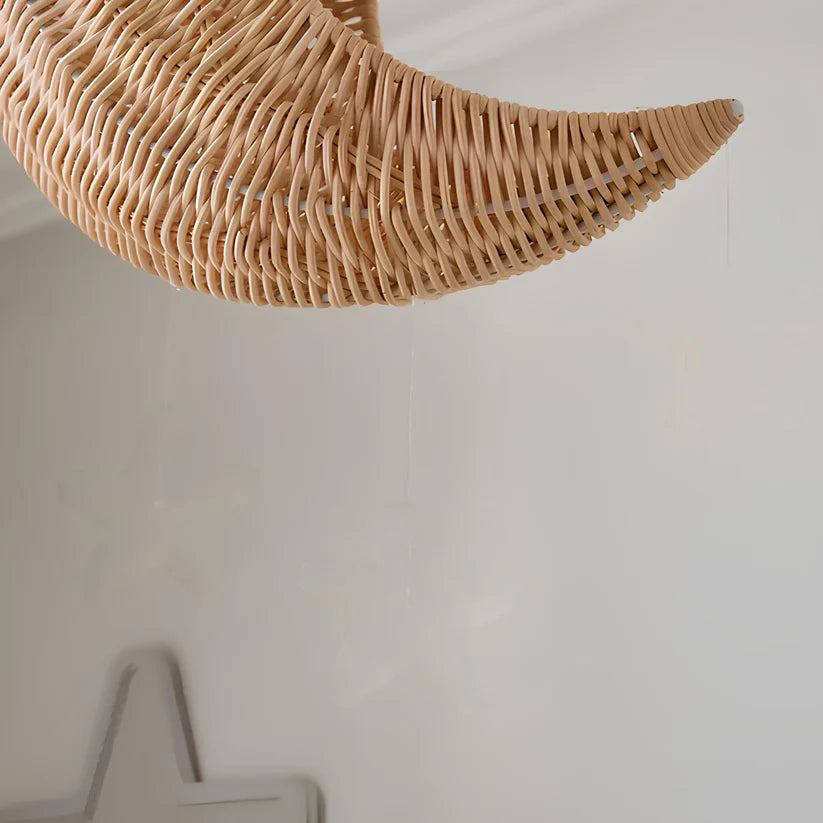 Wicker Hanging Light for Bedroom - Pryorson
