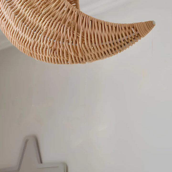 Wicker Hanging Light for Bedroom - Pryorson